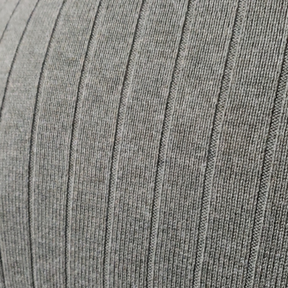 J.crew factory olive green ribbed sweater vneck - Picture 4 of 5